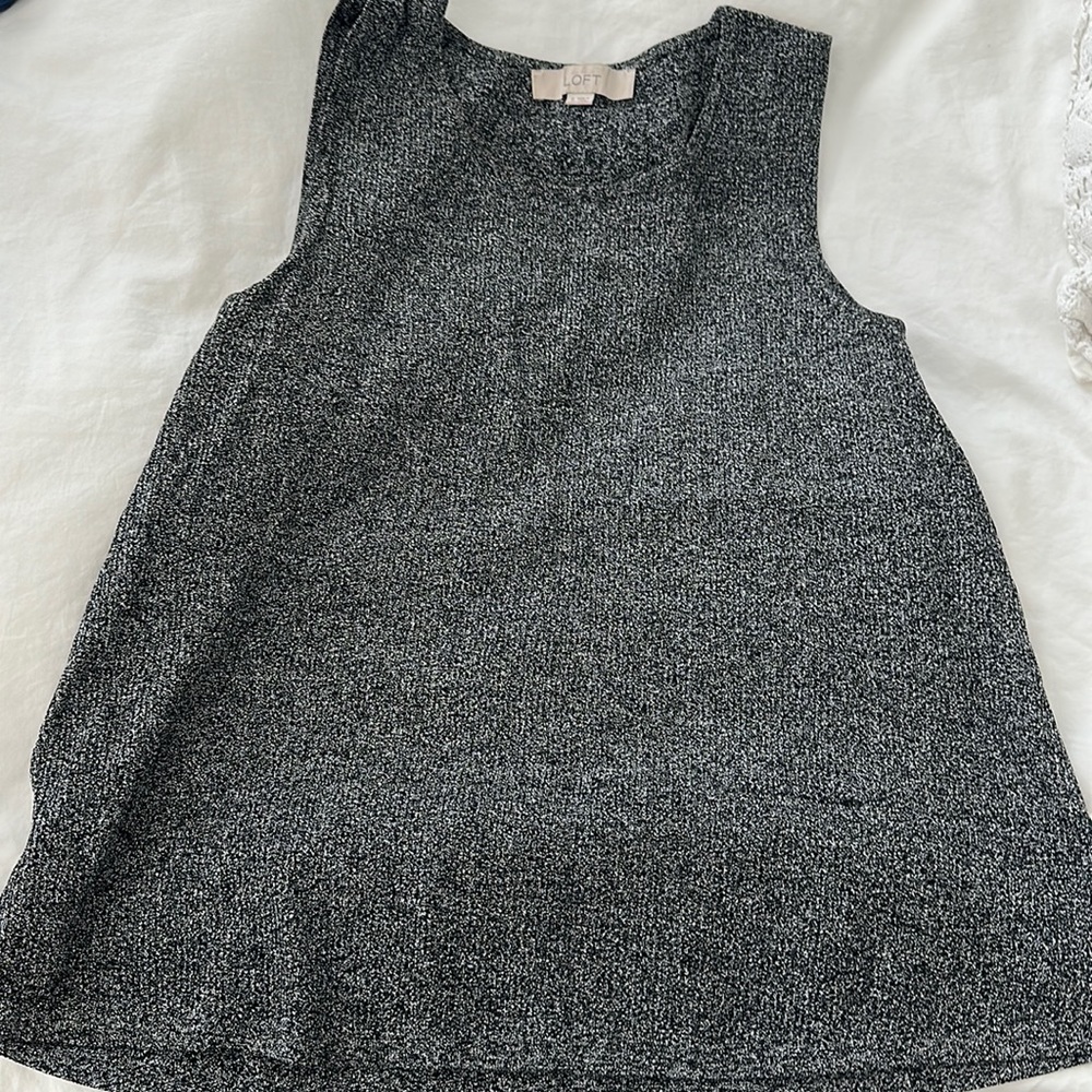 Loft Multi gray color top